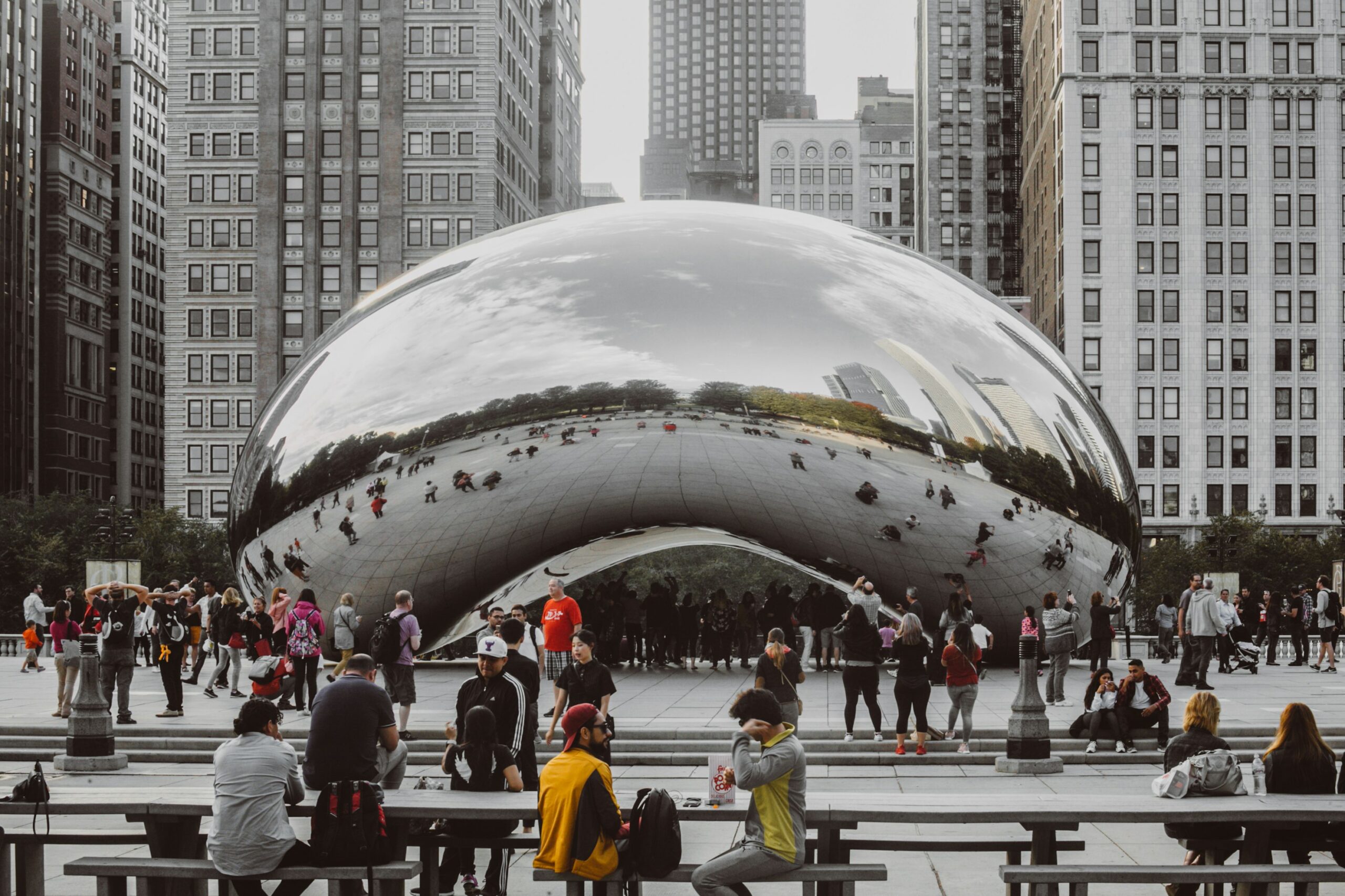 All of Chicago’s 411 municipal buildings, including its international airports, fire stations, libraries, and City Hall, are powered by renewable energy, 70% coming from a solar farm, and the remaining 30% from renewable energy credits.
