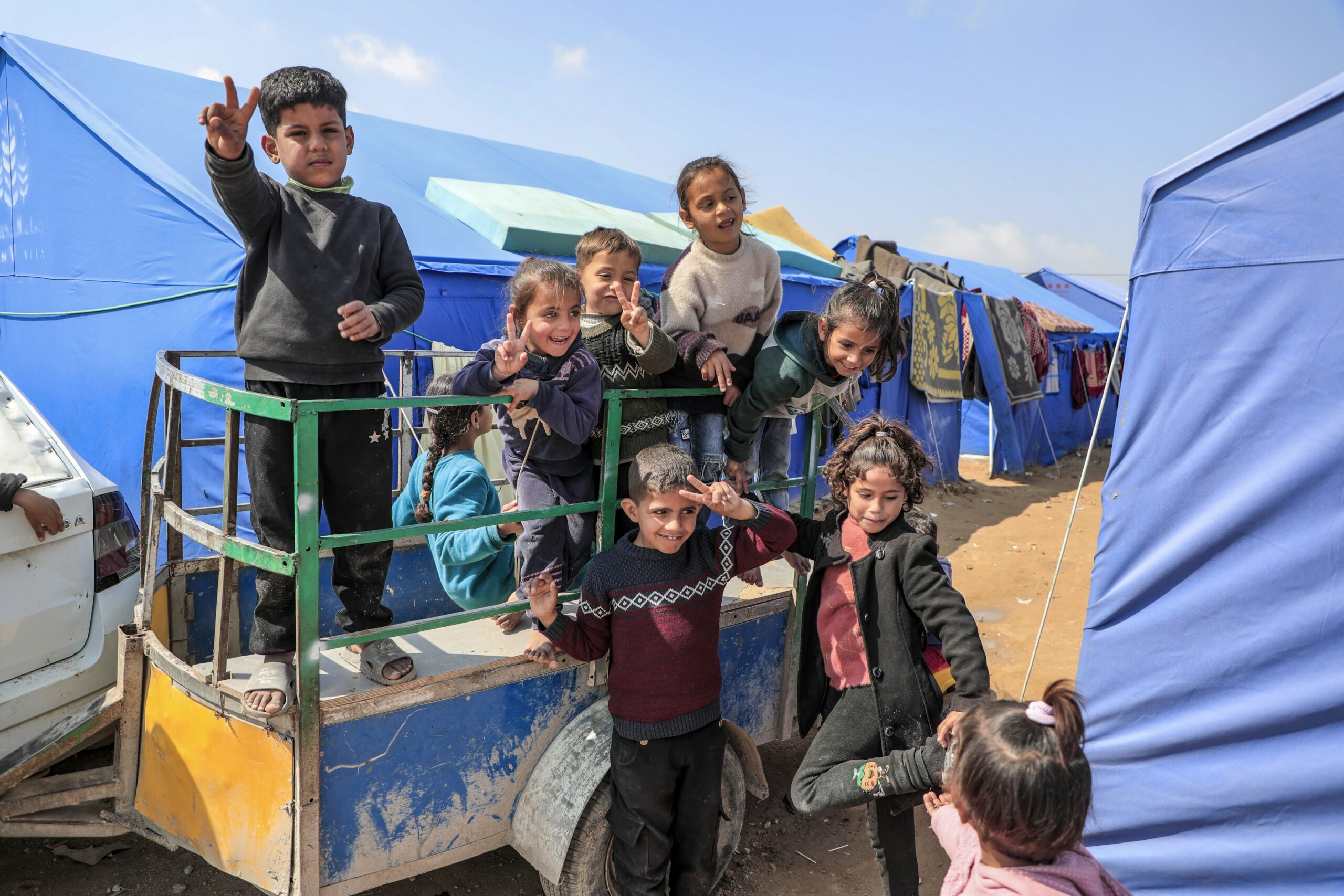 In northern Gaza City, a local teacher has turned a simple tent into a vibrant space for yoga and creative activities that help children cope with the challenges of life amid conflict. Through gentle movements, breathing exercises and play, young participants find moments of calm, laughter and connection that ease their stress and allow them to feel safe for a little while each day.